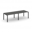 Style Project Стол переговорный SN-6P.SPRG-012.3 Антрацит/Металл Черный 2360*980*750
