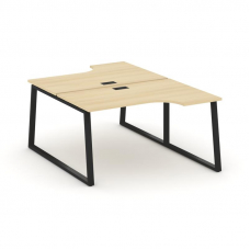 Style Project Рабочая станция эргоном. SN-6T1.DRPA-001 Акация Лорка/Металл Черный/Заглушка Пластик Ч