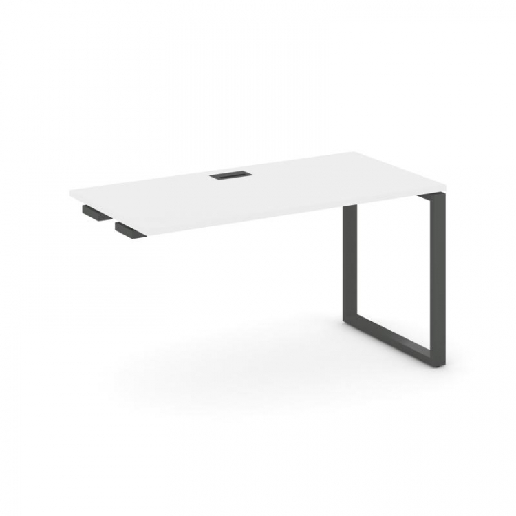Style Project Стол-приставка к опор. элем. SN-6O.OPRS-024 Белый/Металл Антрацит 1580*800*750