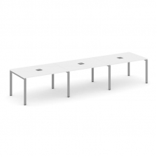 Style Project Стол переговорный SN-6P.SPRG-021 Белый/Металл Серый 2940*980*750