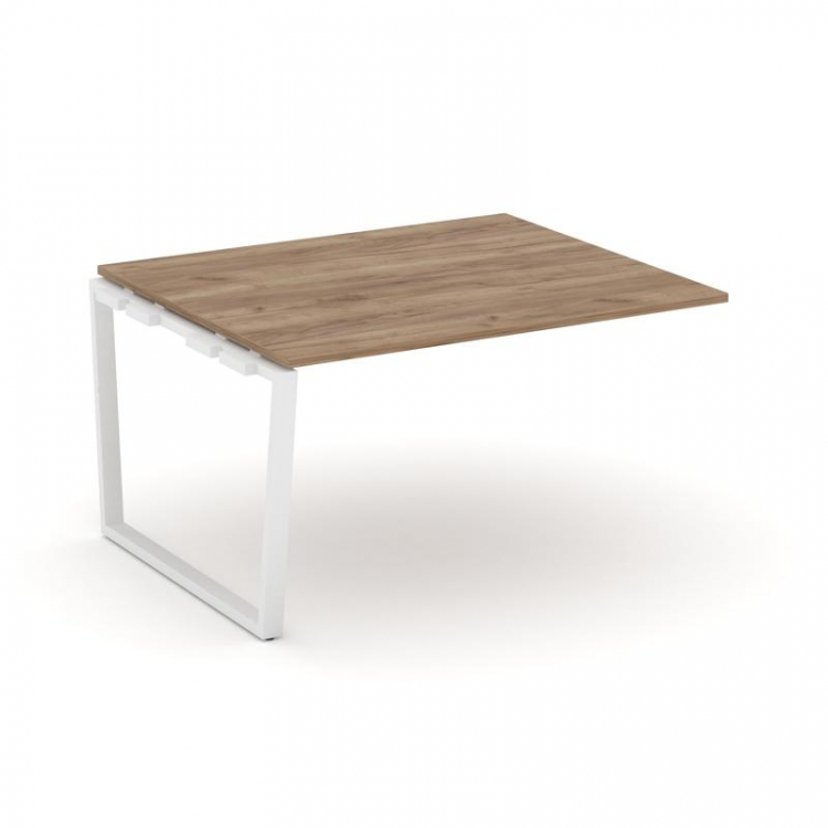 Style Project Проходной наб. элем. перег. стола SN-6T2.NSPRG-032.3 Дуб Табак/Металл Белый 1180*1180*