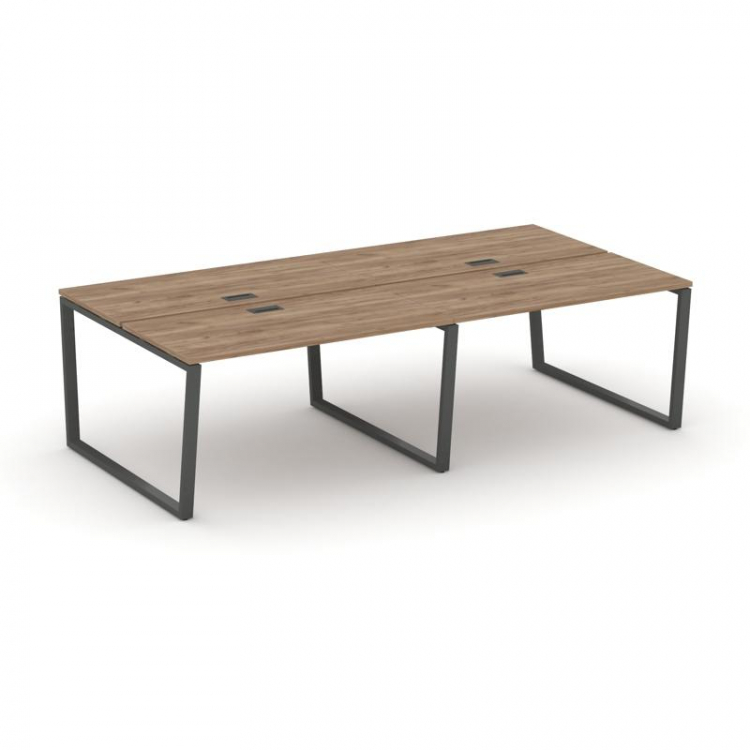 Style Project Рабочая станция 2-х сторон. SN-6T2.DRS-053 Дуб Табак/Металл Антрацит/Черный Пластик 27