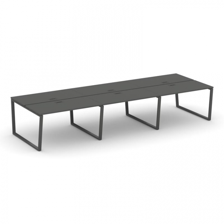 Style Project Рабочая станция 2-х сторон. SN-6T2.DRS-071 Антрацит/Металл Антрацит/Черный Пластик 294