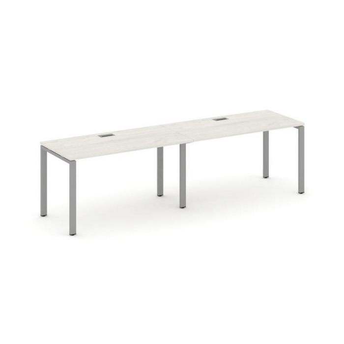 Style Project Рабочая станция 1 сторон. SN-6P.ORS-013 Дуб Наварра/Металл Серый 2760*700*750