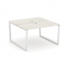 Style Project Рабочая станция 2-х сторон. SN-6T2.DRS-024 Дуб Наварра/Металл Белый/Заглушка Пластик Б