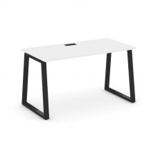 Style Project Стол письменный SN-6T1.SP-011 Белый/Металл Черный/Заглушка Пластик Черный 980*700*750