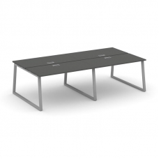 Style Project Рабочая станция 2-х сторон. SN-6T1.DRS-034 Антрацит/Металл Серый/Заглушка Пластик Сере