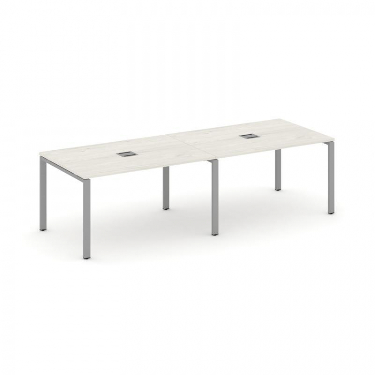 Style Project Стол переговорный SN-6P.SPRG-013 Дуб Наварра/Металл Серый 2760*980*750