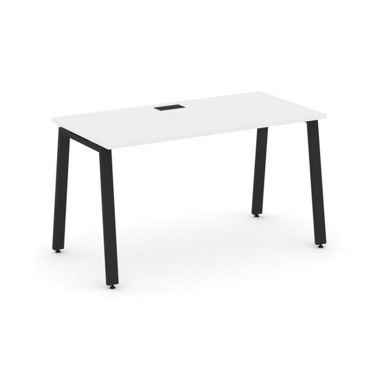 Style Project Стол письменный SN-6A.SP-011 Белый/Металл Черный 980*700*750