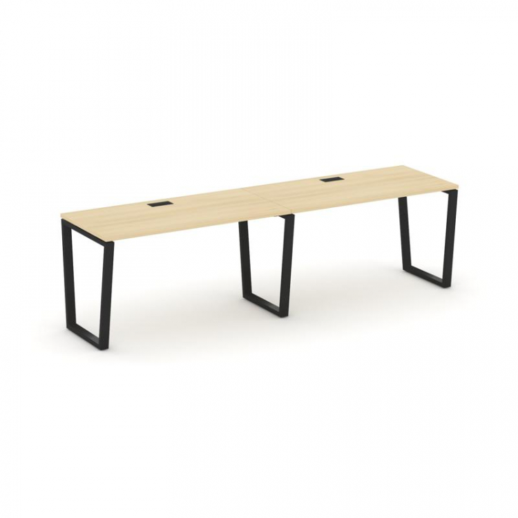 Style Project Рабочая станция 1 сторон. SN-6T2.ORS-021 Акация Лорка/Металл Черный/Заглушка Пластик Ч