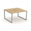 Style Project Рабочая станция 2-х сторон. SN-6T2.DRS-012 Тиквуд Светлый/Металл Серый/Заглушка Пласти
