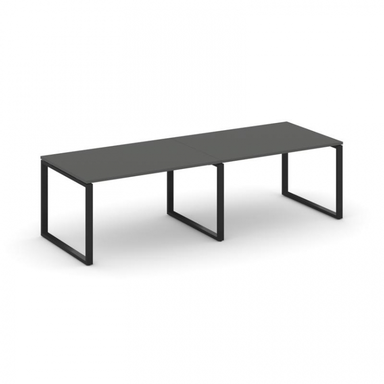 Style Project Стол переговорный SN-6O.SPRG-014.3 Антрацит/Металл Черный 3160*980*750