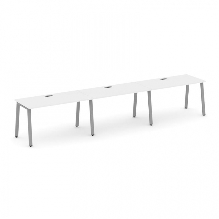 Style Project Рабочая станция 1 сторон. SN-6A.ORS-051 Белый/Металл Серый 2940*800*750