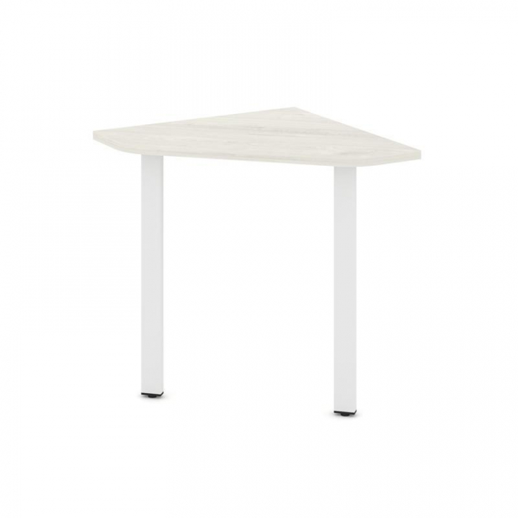 Style Project Угловой элемент стола SN-6.USP-021 Дуб Наварра/Металл Белый 800*800*750