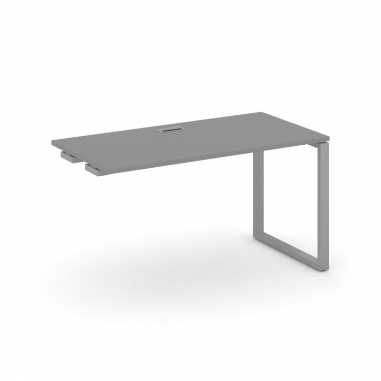 Стайл Проджект Стол приставка к опорным элементам SN-6O.OPRS-022 Серый Пепел/Металл Серый 1180*800*7