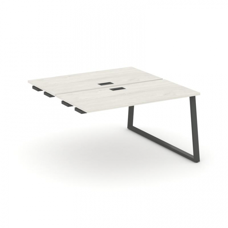 Style Project Стол-приставка к опор. элем. SN-6T1.DPRS-023 Дуб Наварра/Металл Антрацит/Черный Пласти