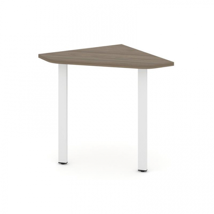 Style Project Угловой элемент стола SN-6.USP-001 Вяз Благородный/Металл Белый 600*600*750