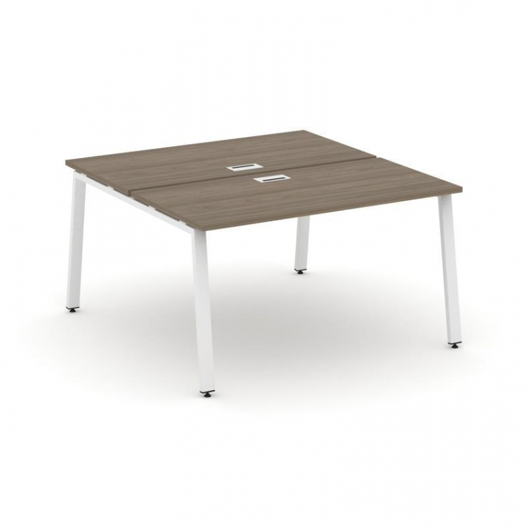 Style Project Рабочая станция 2-х сторон. SN-6A.DRS-021 Вяз Благородный/Металл Белый 980*1632*750