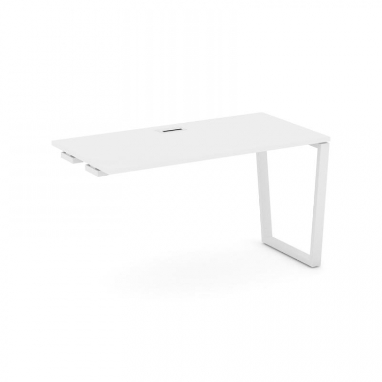Style Project Стол-приставка к опор. элем. SN-6T2.OPRS-013 Белый/Металл Белый/Заглушка Пластик Белый