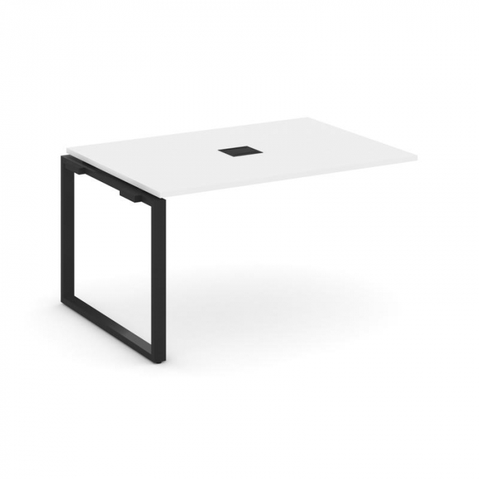 Style Project Проходной наб. элем. перег. стола SN-6O.NSPRG-001 Белый/Металл Черный 980*980*750