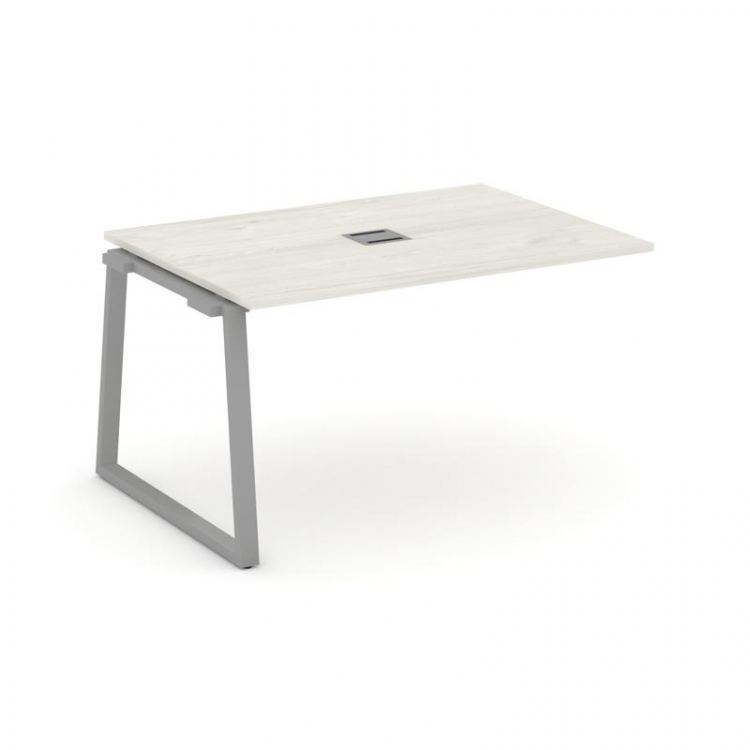 Style Project Проходной наб. элем. перег. стола SN-6T1.NSPRG-002 Дуб Наварра/Металл Серый/Заглушка М