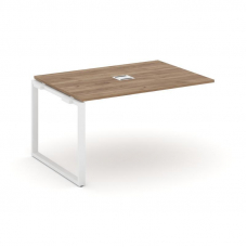 Style Project Проходной наб. элем. перег. стола SN-6O.NSPRG-004 Дуб Табак/Металл Белый 1580*980*750