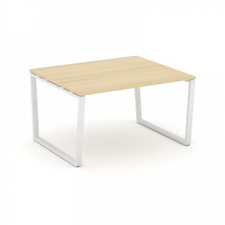 Style Project Стол переговорный SN-6T2.SPRG-034.3 Акация Лорка/Металл Белый 1580*1180*750