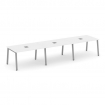 Style Project Стол переговорный SN-6A.SPRG-024 Белый/Металл Серый 4740*980*750