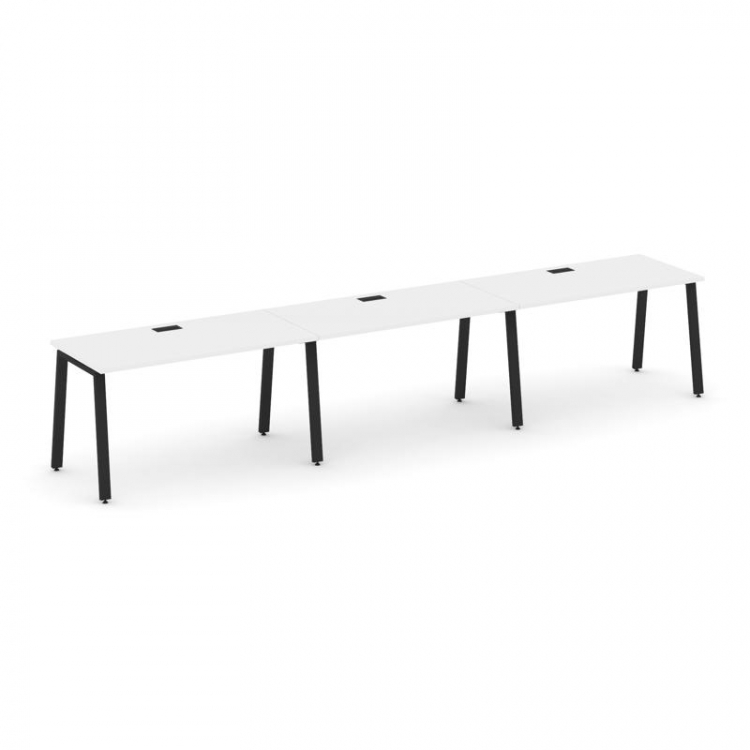 Style Project Рабочая станция 1 сторон. SN-6A.ORS-034 Белый/Металл Черный 4740*600*750