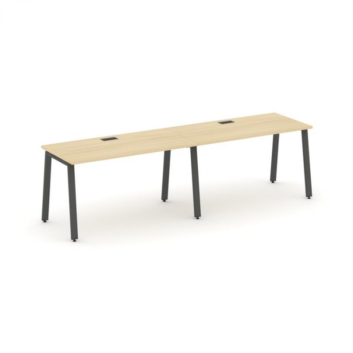 Style Project Рабочая станция 1 сторон. SN-6A.ORS-014 Акация Лорка/Металл Антрацит 3160*700*750