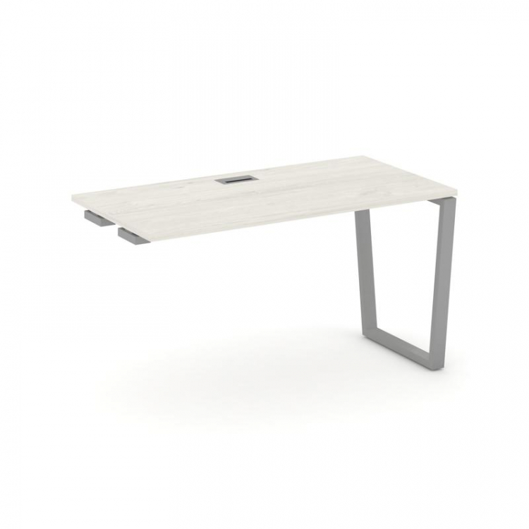 Style Project Стол-приставка к опор. элем. SN-6T2.OPRS-022 Дуб Наварра/Металл Серый/Заглушка Пластик