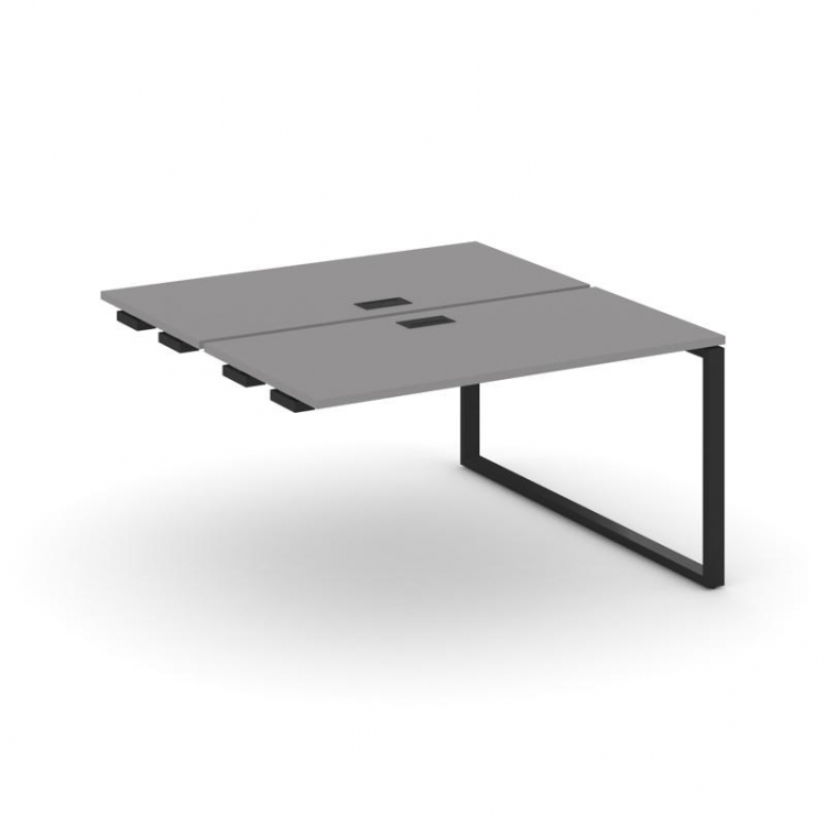 Стайл Проджект Стол приставка к опорным элементам SN-6O.DPRS-023 Серый Пепел/Металл Черный 1380*1632