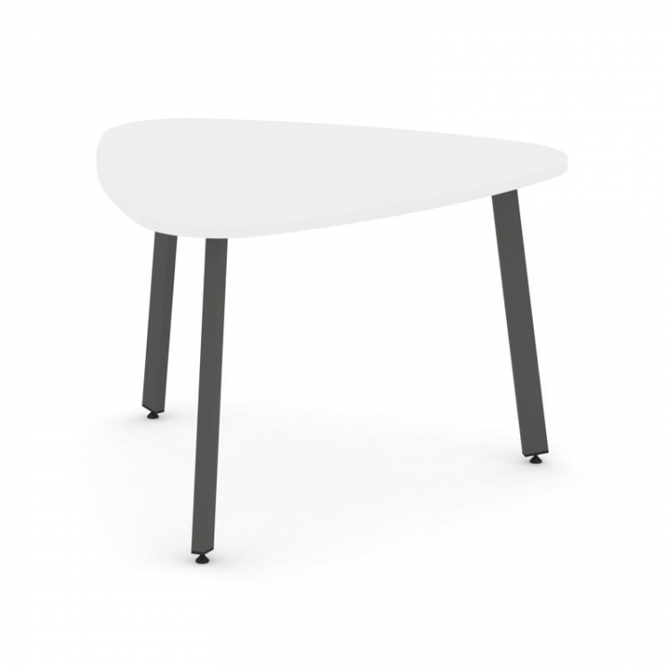 Style Project Стол переговорный SN-6.SPRG-71.3 Белый/Металл Антрацит 1200*1200*750