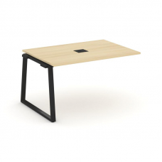 Style Project Проходной наб. элем. перег. стола SN-6T1.NSPRG-002 Акация Лорка/Металл Черный/Заглушка