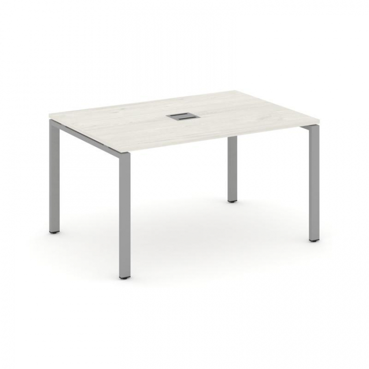 Style Project Стол переговорный SN-6P.SPRG-002 Дуб Наварра/Металл Серый 1180*980*750
