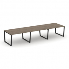 Style Project Стол переговорный SN-6T2.SPRG-053.3 Вяз Благородный/Металл Черный 4410*1180*750