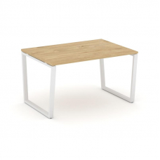 Style Project Стол переговорный SN-6T2.SPRG-004.3 Тиквуд Светлый/Металл Белый 1580*980*750