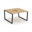 Style Project Рабочая станция 2-х сторон. SN-6T2.DRS-024 Тиквуд Светлый/Металл Черный/Заглушка Пласт