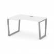Style Project Стол рабочий эргоном. SN-6T2.SPA-002(L) Белый/Металл Серый/Заглушка Пластик Серебро 15