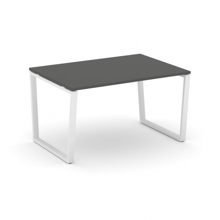 Style Project Стол переговорный SN-6T2.SPRG-003.3 Антрацит/Металл Белый 1380*980*750