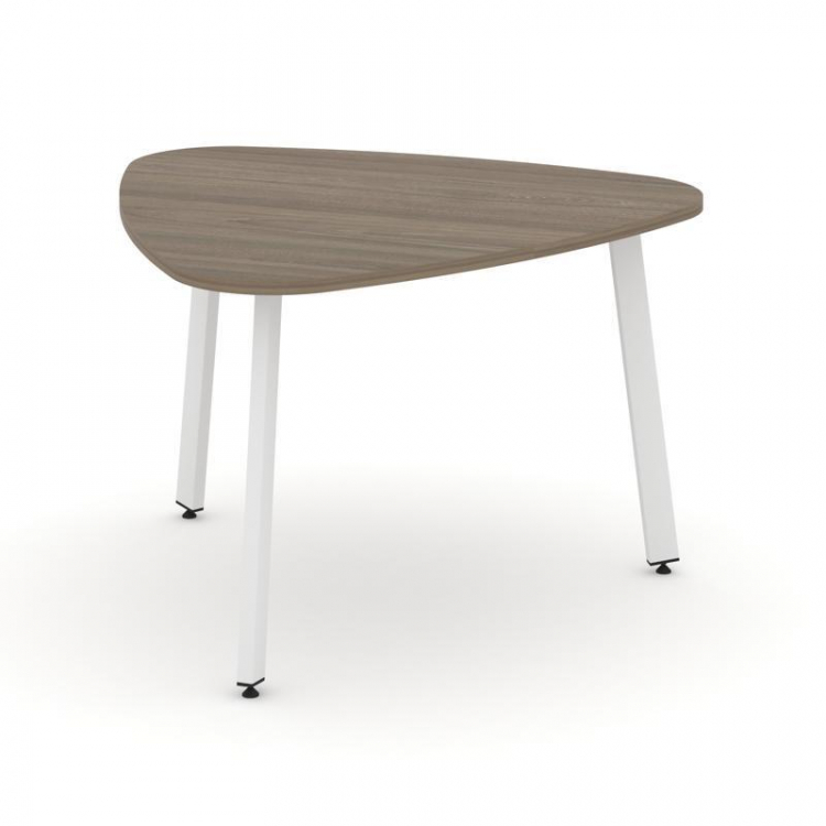 Style Project Стол переговорный SN-6.SPRG-71.3 Вяз Благородный/Металл Белый 1200*1200*750