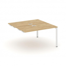 Style Project Стол-приставка к опор. элем. SN-6P.DPRS-022 Тиквуд Светлый/Металл Белый 1180*1632*750