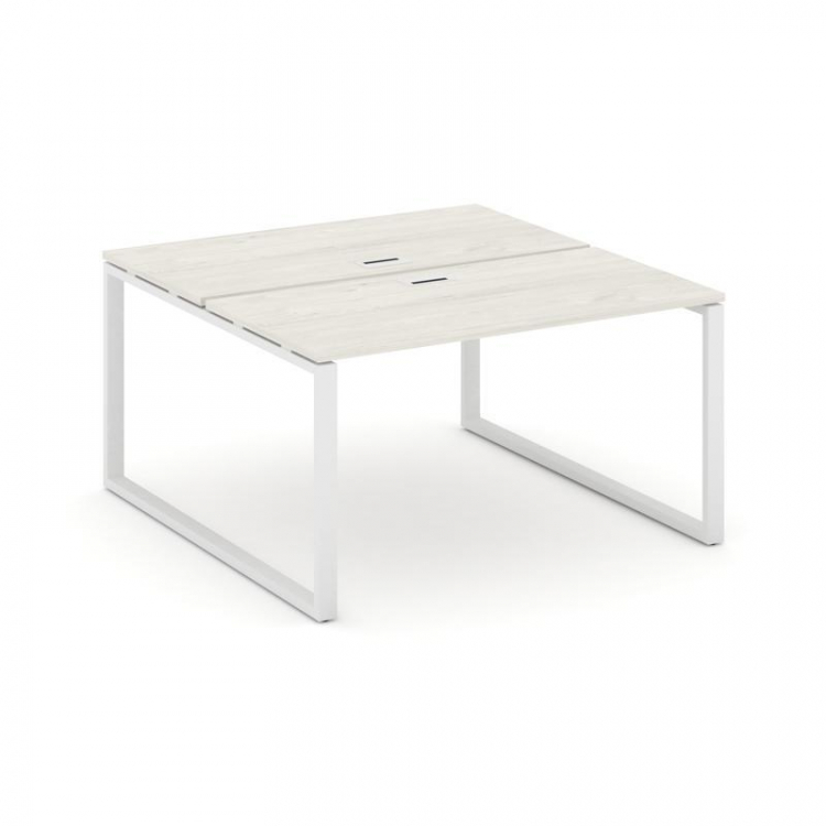 Style Project Рабочая станция 2-х сторон. SN-6O.DRS-011 Дуб Наварра/Металл Белый 980*1432*750
