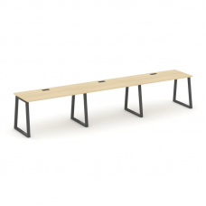 Style Project Рабочая станция 1 сторон. SN-6T1.ORS-031 Акация Лорка/Металл Антрацит/Заглушка Пластик