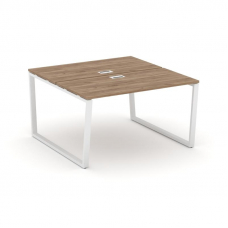 Style Project Рабочая станция 2-х сторон. SN-6T2.DRS-003 Дуб Табак/Металл Белый/Заглушка Пластик Бел
