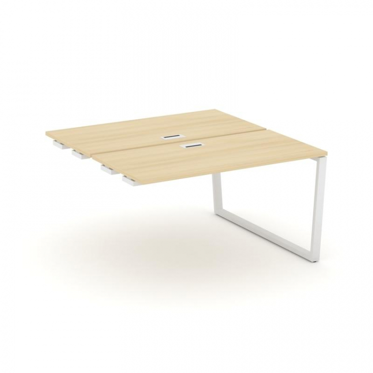 Style Project Стол-приставка к опор. элем. SN-6T2.DPRS-001 Акация Лорка/Металл Белый/Заглушка Пласти