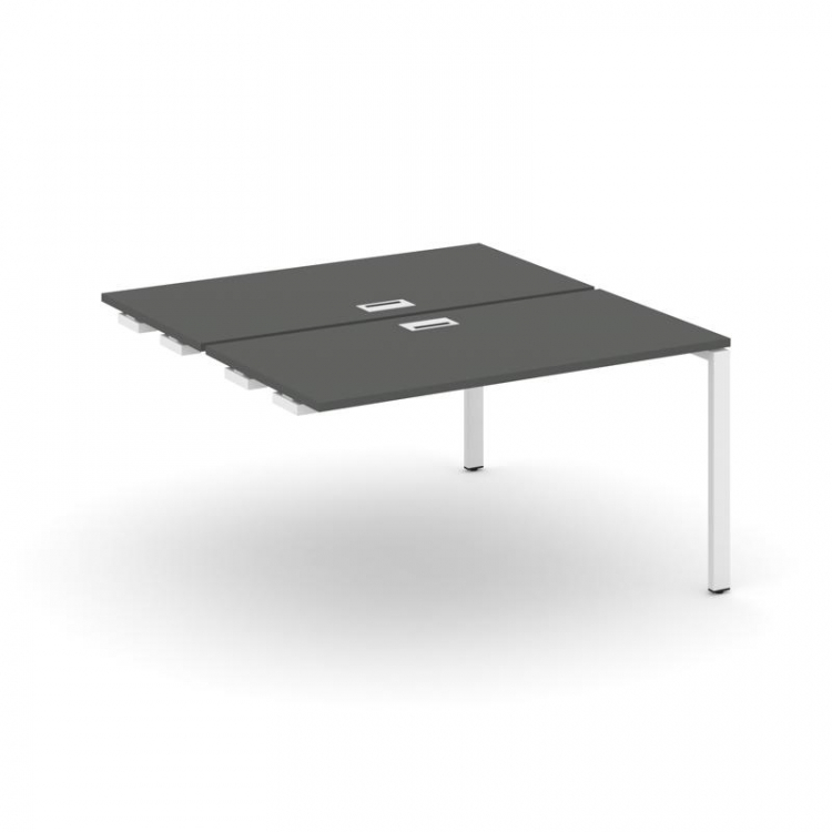 Style Project Стол-приставка к опор. элем. SN-6P.DPRS-014 Антрацит/Металл Белый 1580*1432*750