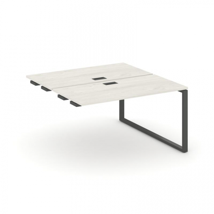 Style Project Стол-приставка к опор. элем. SN-6O.DPRS-013 Дуб Наварра/Металл Антрацит 1380*1432*750