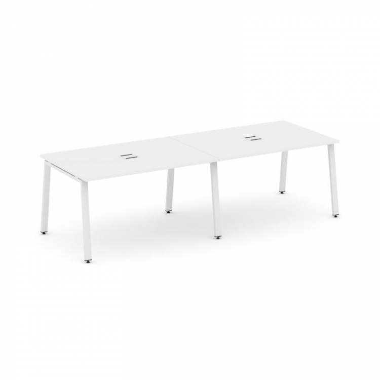 Style Project Стол переговорный SN-6A.SPRG-012 Белый/Металл Белый 2360*980*750