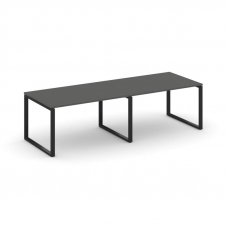 Style Project Стол переговорный SN-6O.SPRG-013.3 Антрацит/Металл Черный 2760*980*750